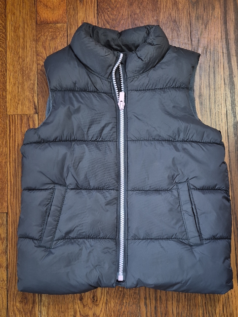 Old Navy Grey Puffer Vest for Kids
